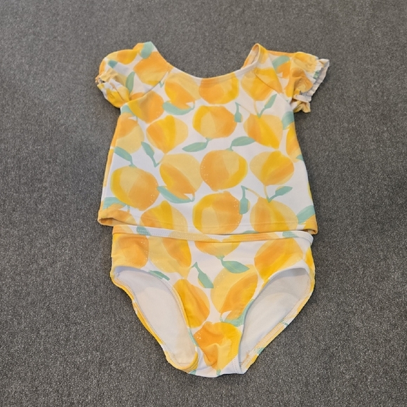 Carter's Other - Carter's White and Yellow Two-Piece Swimsuit